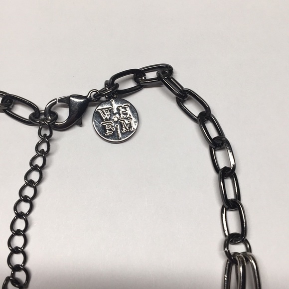 Whbm 16” chain and beaded necklace - Picture 2 of 2